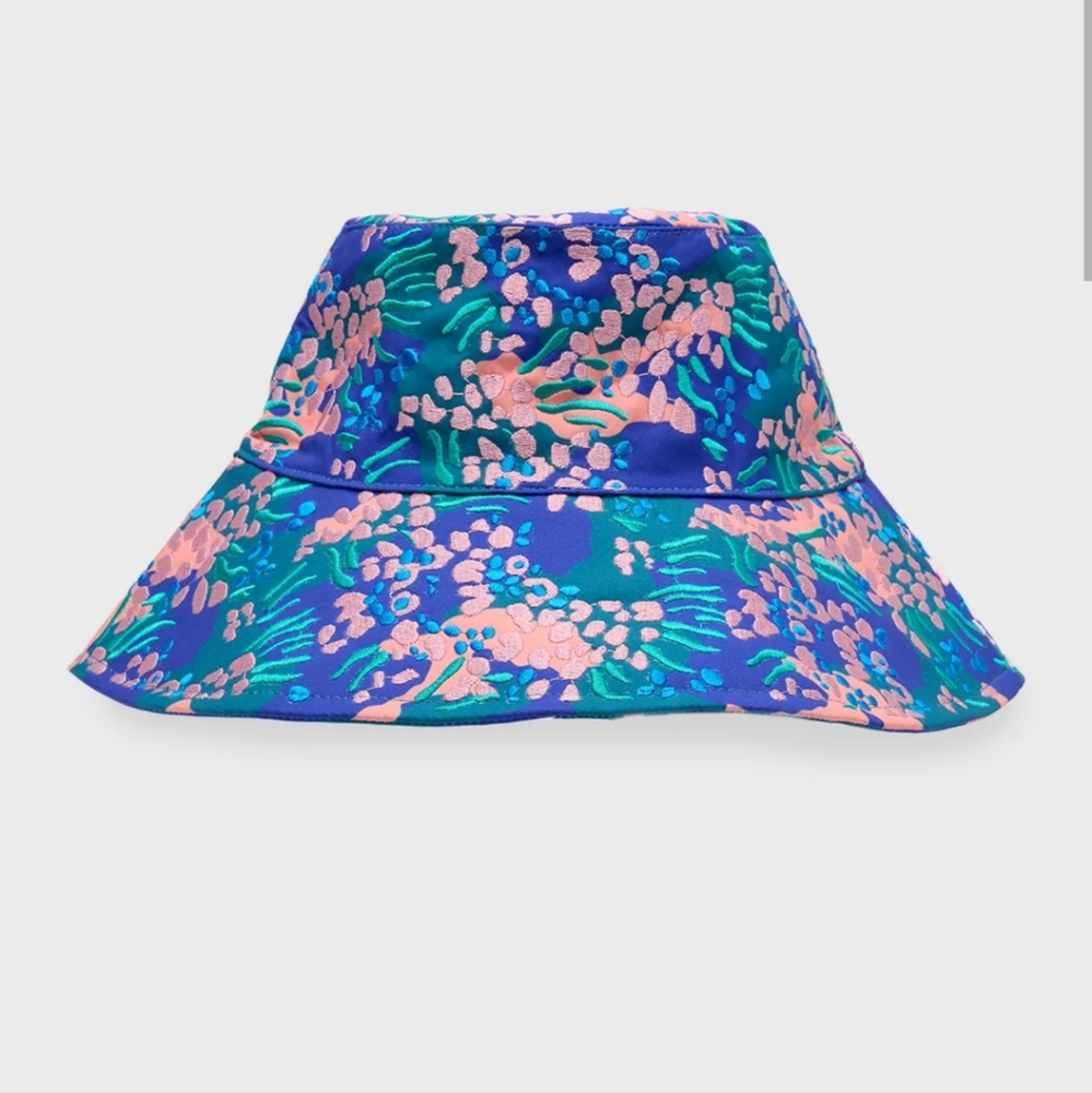 NEW  LELE SADOUGHI  EMBROIDERED  BUCKET HAT - Picture 2 of 8